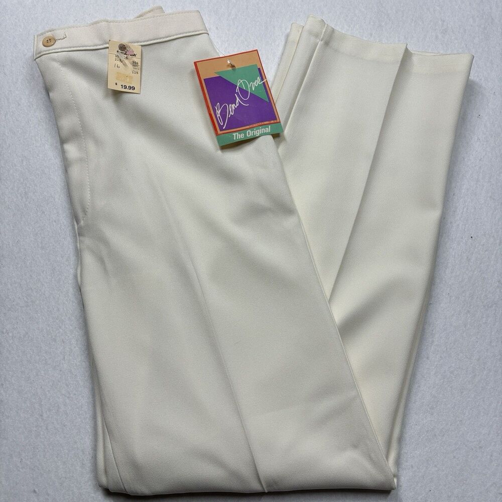 NWT Vintage Levi’s Sz 16 1984 Cream The Original Bend Over Straight Leg Pant